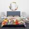Designart 'World Map in Great Colors' Watercolor Map Bedding Set - Duvet Cover & Shams